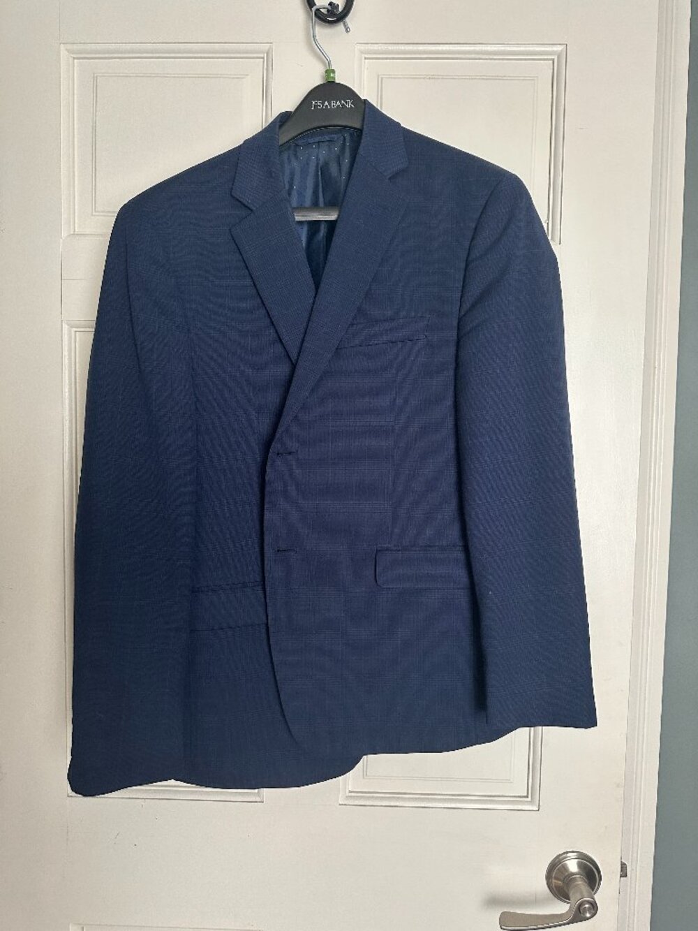 Men's Suit Coat Navy Blue, 40S